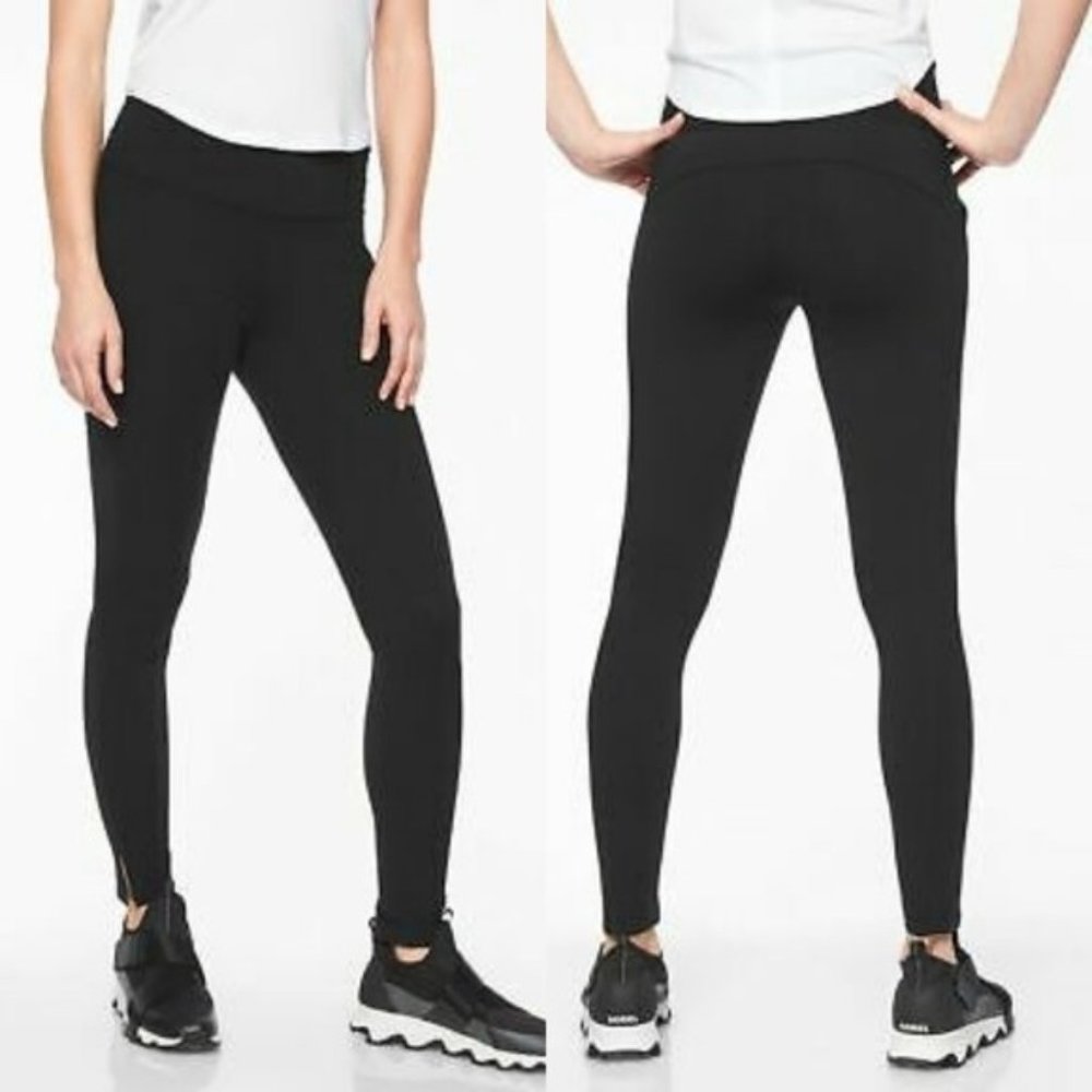 Athleta Black Mercer Tights, Size XS